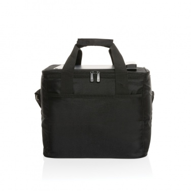 Logo trade promotional item photo of: Pedro AWARE™ RPET deluxe cooler bag with 5W solar panel