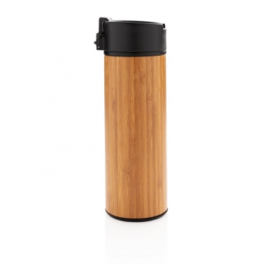 Logo trade corporate gifts picture of: Bogota vacuum bamboo coffee mug