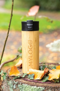 Logo trade promotional products picture of: Bogota vacuum bamboo coffee mug