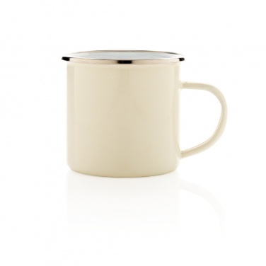 Logo trade corporate gifts image of: Vintage enamel mug
