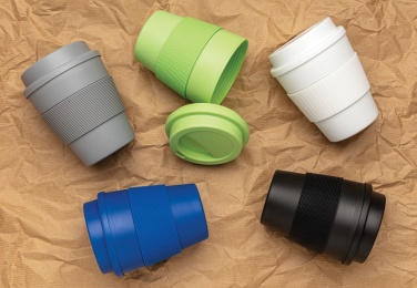 Logo trade promotional items image of: Reusable Coffee cup with screw lid 350ml