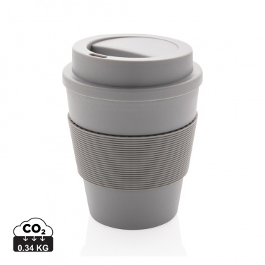 Logo trade promotional giveaways image of: Reusable Coffee cup with screw lid 350ml