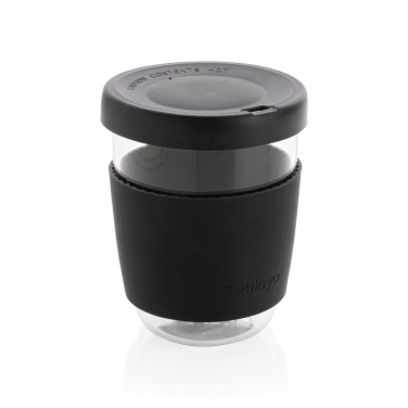 Logotrade promotional product image of: Ukiyo borosilicate glass with silicone lid and sleeve