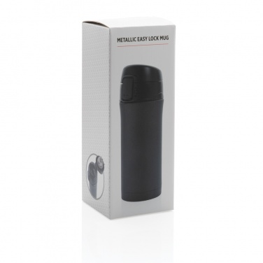 Logotrade promotional product picture of: Metallic easy lock vacuum mug