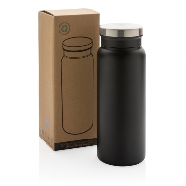 Logo trade promotional gifts picture of: RCS Recycled stainless steel vacuum bottle 600ML
