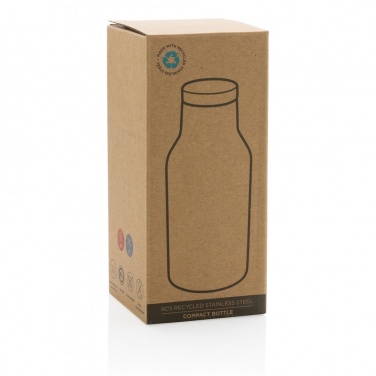 Logo trade promotional product photo of: RCS Recycled stainless steel compact bottle
