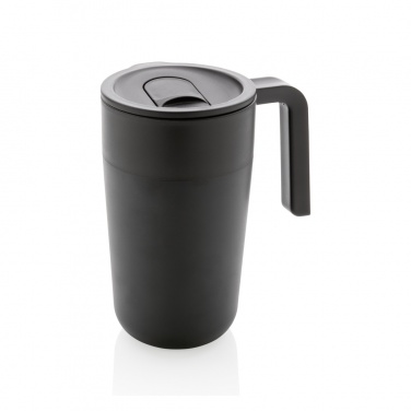 Logo trade promotional gift photo of: GRS Recycled PP and SS mug with handle