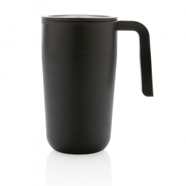 Logotrade corporate gift picture of: GRS Recycled PP and SS mug with handle