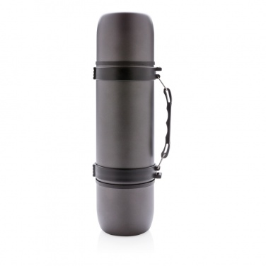 Logo trade corporate gifts image of: Vacuum flask with 2 cups