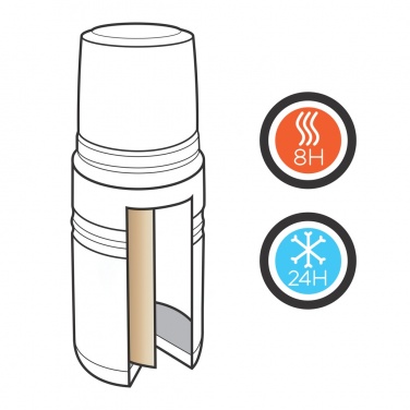 Logo trade promotional giveaways picture of: Swiss Peak Elite 0.5L copper vacuum flask