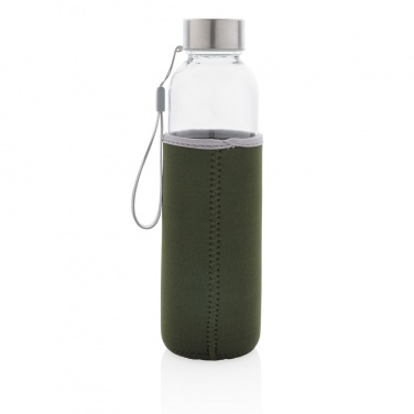Logotrade advertising products photo of: Glass bottle with neoprene sleeve