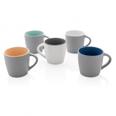 Logo trade corporate gifts picture of: Ceramic mug with coloured inner 300ml