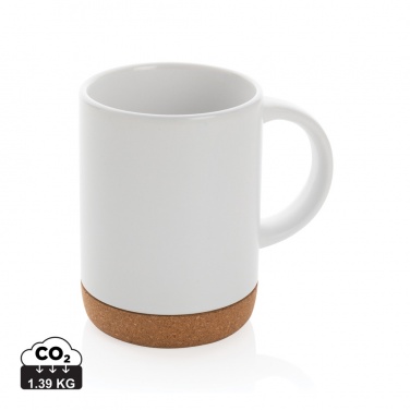 Logotrade promotional giveaways photo of: Ceramic mug with cork base 280ml