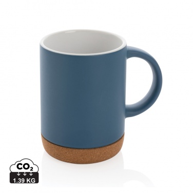Logo trade advertising products picture of: Ceramic mug with cork base 280ml