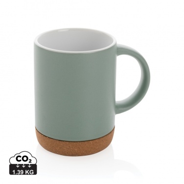 Logotrade promotional giveaway picture of: Ceramic mug with cork base 280ml