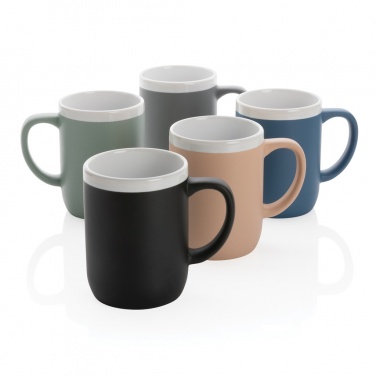 Logotrade business gift image of: Ceramic mug with white rim 300ml