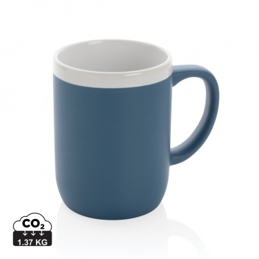 Logo trade promotional item photo of: Ceramic mug with white rim 300ml
