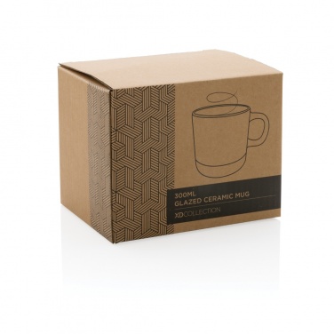 Logo trade business gift photo of: Glazed ceramic mug 360ml