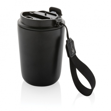 Logotrade corporate gift picture of: Cuppa RCS re-steel vacuum tumbler with lanyard