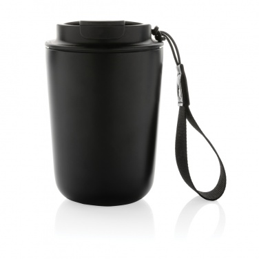 Logo trade advertising product photo of: Cuppa RCS re-steel vacuum tumbler with lanyard