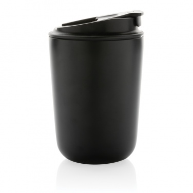 Logo trade promotional merchandise image of: Cuppa RCS re-steel vacuum tumbler with lanyard
