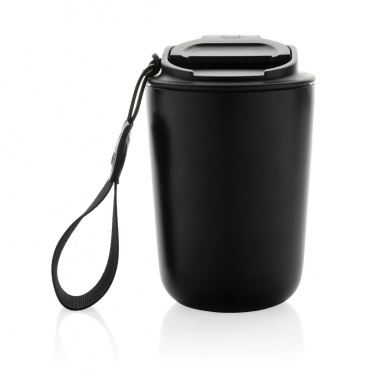 Logotrade advertising product picture of: Cuppa RCS re-steel vacuum tumbler with lanyard