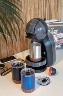 Logo trade promotional merchandise picture of: RCS Re-steel cork small vacuum coffee mug