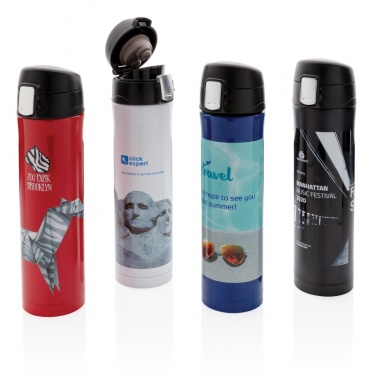 Logo trade promotional items picture of: RCS Re-steel easy lock vacuum flask