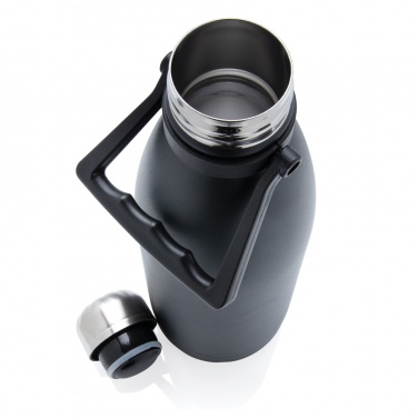 Logo trade promotional gift photo of: RCS Recycled stainless steel large vacuum bottle 1.5L