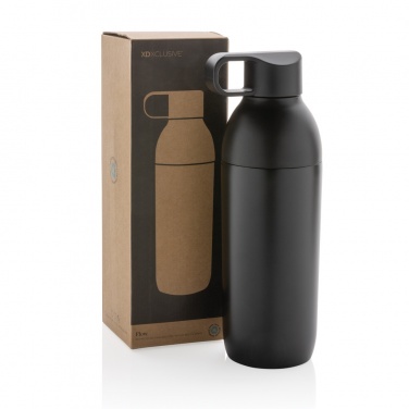 Logo trade advertising products image of: Flow RCS recycled stainless steel vacuum bottle