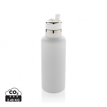Logotrade promotional product picture of: Hydro RCS recycled stainless steel vacuum bottle with spout