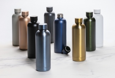 Logotrade promotional merchandise picture of: RCS Recycled stainless steel Impact vacuum bottle