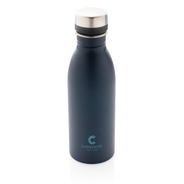 Logotrade advertising product image of: RCS Recycled stainless steel deluxe water bottle