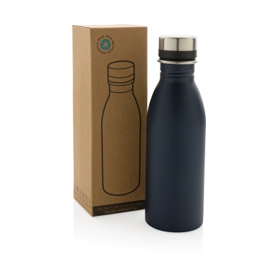 Logo trade promotional giveaways image of: RCS Recycled stainless steel deluxe water bottle