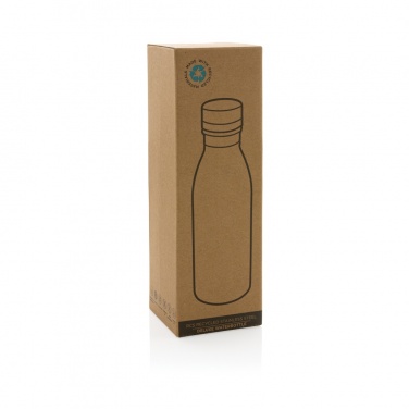Logotrade promotional merchandise picture of: RCS Recycled stainless steel deluxe water bottle