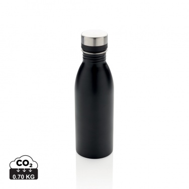 Logo trade promotional products image of: RCS Recycled stainless steel deluxe water bottle