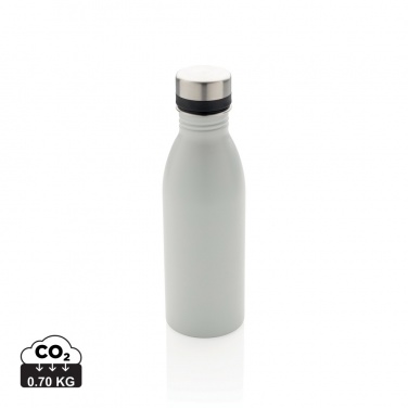 Logo trade promotional merchandise photo of: RCS Recycled stainless steel deluxe water bottle