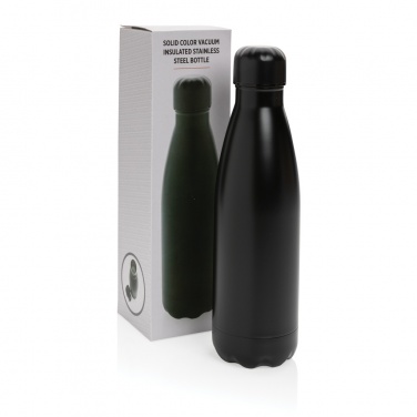 Logotrade promotional gift picture of: Solid colour vacuum stainless steel bottle 500 ml
