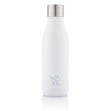 Logo trade promotional merchandise picture of: UV-C steriliser vacuum stainless steel bottle