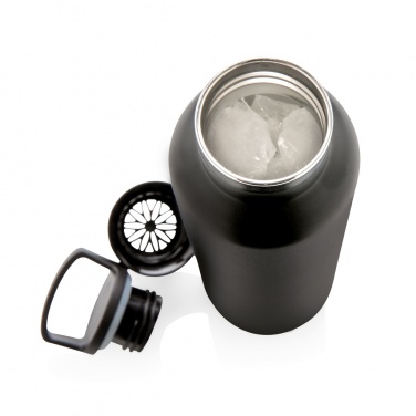 Logo trade promotional items image of: Vacuum insulated leak proof standard mouth bottle