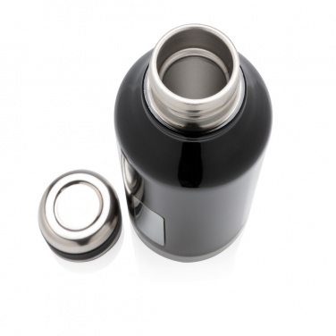 Logo trade promotional merchandise photo of: Leak proof vacuum bottle with logo plate