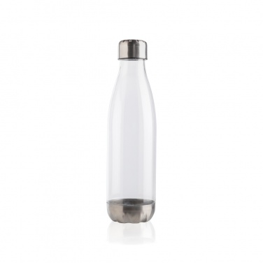 Logo trade advertising products image of: Leakproof water bottle with stainless steel lid