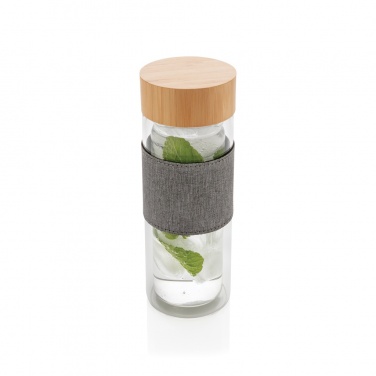Logo trade corporate gift photo of: Impact double wall borosilicate glass bottle