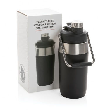 Logo trade promotional product photo of: Vacuum stainless steel dual function lid bottle 500ml