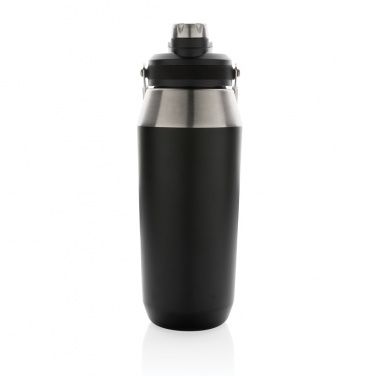 Logotrade promotional giveaway picture of: Vacuum stainless steel dual function lid bottle 1L