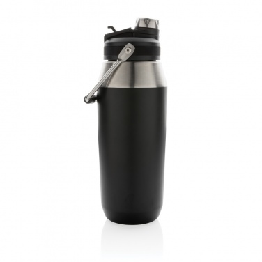 Logotrade promotional item picture of: Vacuum stainless steel dual function lid bottle 1L