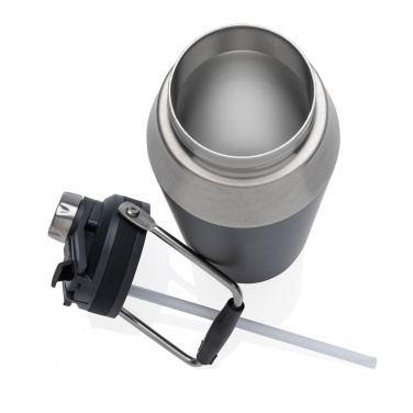 Logotrade business gifts photo of: Vacuum stainless steel dual function lid bottle 1L