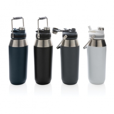 Logotrade promotional items photo of: Vacuum stainless steel dual function lid bottle 1L