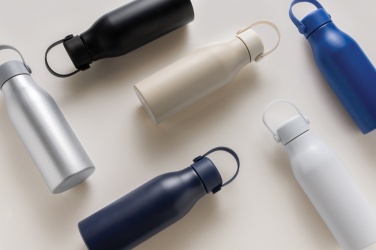 Logo trade business gift photo of: Pluto RCS Certified recycled aluminium bottle 680ml