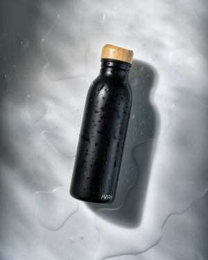 Logotrade promotional product image of: Avira Alcor RCS Re-steel single wall water bottle 600 ML